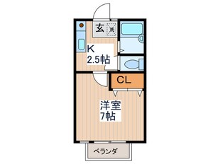 カ－ムハイツ恋ヶ窪Ⅲの物件間取画像